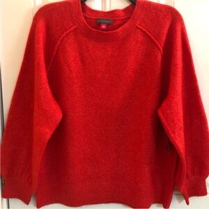 Vince Camuto Vibrant Red Crew Neck Sweater